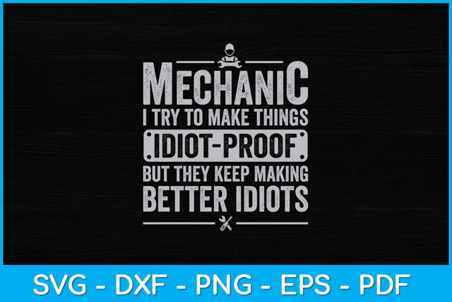 Funny Mechanic Dad Car Garage Auto Mechanics Svg Design SVG artprintfile 