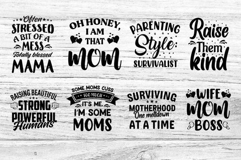 Funny mom life SVG Bundle SVG Paper Switch 