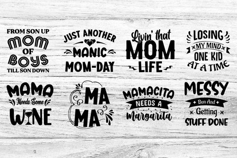 Funny mom life SVG Bundle SVG Paper Switch 