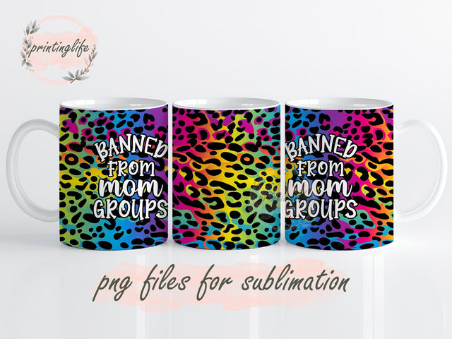 Funny Mom Mug Wrap, Mama Press Sublimation Png Sublimation PrintingLife 