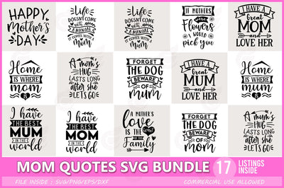 Funny Mom Quotes SVG Bundle SVG CraftingStudio 