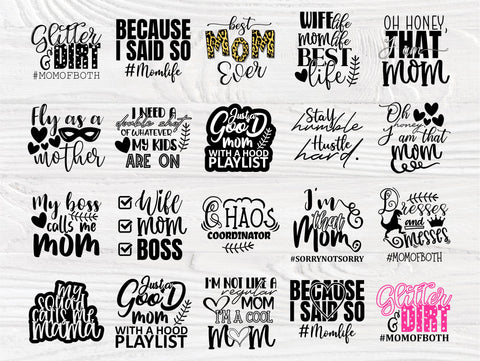 Funny Mom Saying Svg, Motherhood Svg Graphic by Craft Pixel