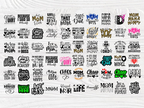 Funny Mom SVG Bundle, Mom Life Svg, Mom Quotes Svg SVG TonisArtStudio 