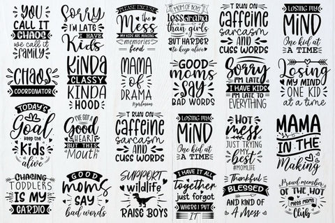 Funny Mom SVG bundle SVG DESIGNISTIC 