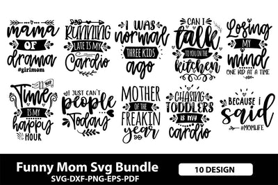 Funny Mom Svg Bundle SVG shah alam 