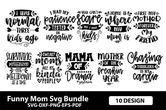 Funny Mom Svg Bundle SVG shah alam 
