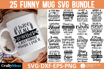 Funny Mug SVG Bundle SVG md faruk hossain 