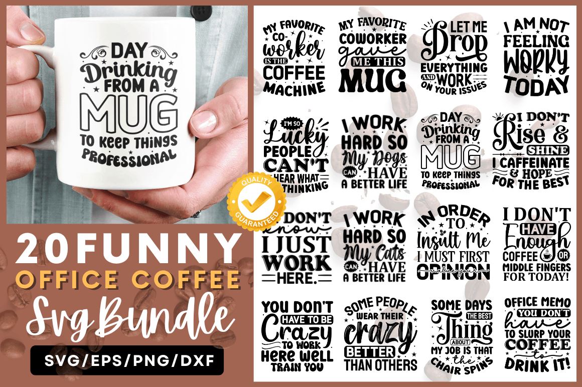 Funny Work SVG Bundle  Office Humor SVG Quotes - So Fontsy