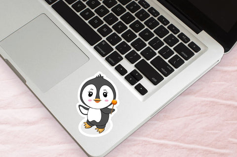 Funny Penguins Sticker Svg Bundle SVG Regulrcrative 