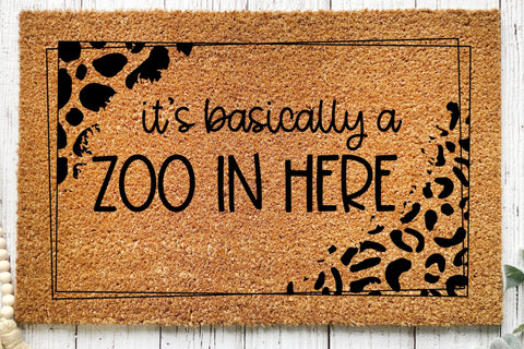 Funny Pet Welcome Mat Bundle, Funny Dog SVG, Funny Welcome mat SVG SVG Designing Digitals 