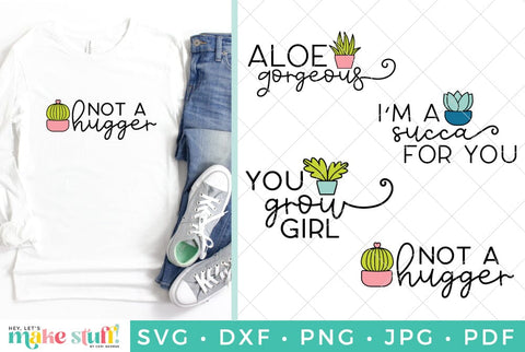 Funny Plant SVG Bundle SVG Hey Let's Make Stuff 