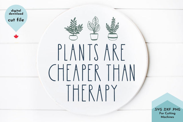 Funny Plant SVG Cut File SVG Lettershapes 