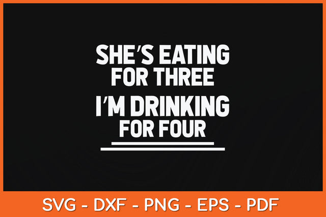 Funny Pregnancy Gift Twin Drinking Svg Png Dxf Digital Cutting File SVG Helal 