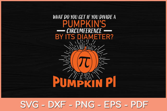 Funny Pumpkin Pi Math Pun Halloween Svg Design SVG artprintfile 
