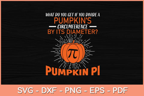 Funny Pumpkin Pi Math Pun Halloween Svg Design SVG artprintfile 