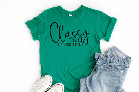 Funny Quote SVG - Classy But I Cuss A Little SVG SVG Simply Cutz 