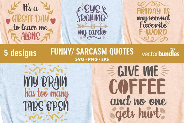 Funny quotes bundle svg SVG vectorbundles 