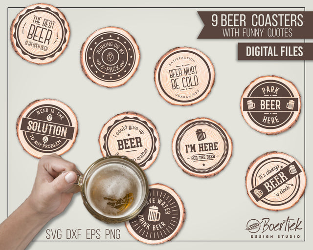 Funny quotes for beer coasters SVG Boertiek 