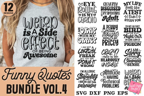Funny Quotes Svg Bundle, Snarky Shirt Sayings Svg, Adulting Humor Svg SVG Craft Pixel Perfect 