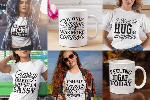 Funny Quotes Svg Bundle SVG Regulrcrative 