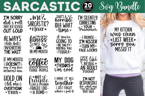 Funny Quotes SVG Bundle SVG Regulrcrative 