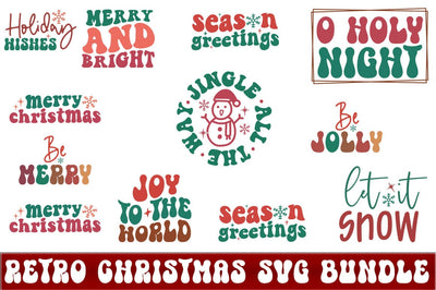 Funny Retro Christmas Design SVG CraftingStudio 