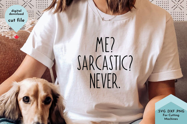 Funny Sarcastic Phrase SVG Cut File SVG Lettershapes 