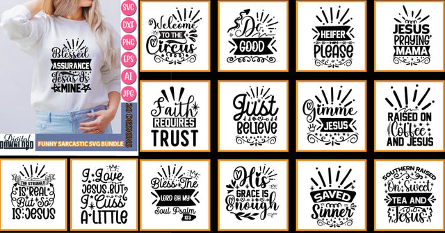 FUNNY SARCASTIC SVG BUNDLE SVG Newmockups 