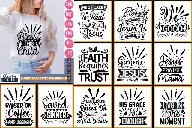 Funny Sarcastic Svg Bundle SVG Newmockups 