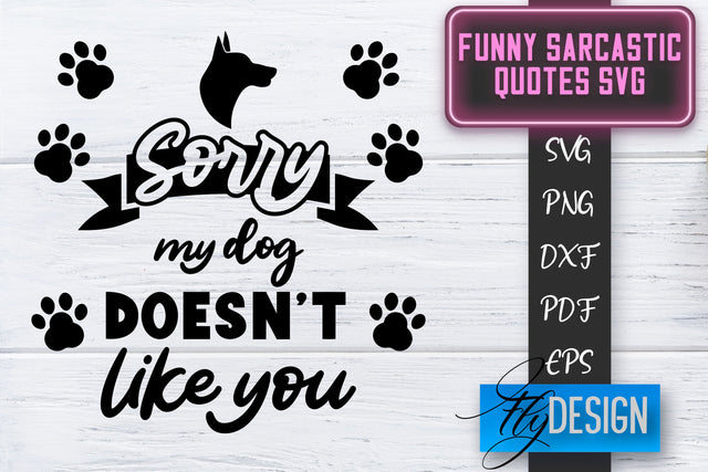 Funny Sarcastic SVG | Sarcastic Quotes SVG | Sarcastic Sayings SVG SVG Fly Design 