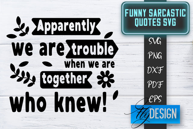 Funny Sarcastic SVG | Sarcastic Quotes SVG | Sarcastic Sayings SVG SVG Fly Design 