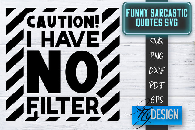 Funny Sarcastic SVG | Sarcastic Quotes SVG | Sarcastic Sayings SVG SVG Fly Design 