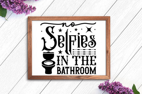 Funny Sign Bathroom Svg Bundle SVG Regulrcrative 