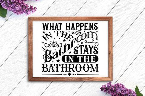 Funny Sign Bathroom Svg Bundle SVG Regulrcrative 