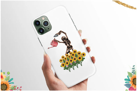 Funny Skeleton Gardening Sublimation Sublimation Jagonath Roy 