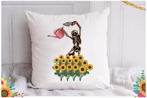 Funny Skeleton Gardening Sublimation Sublimation Jagonath Roy 
