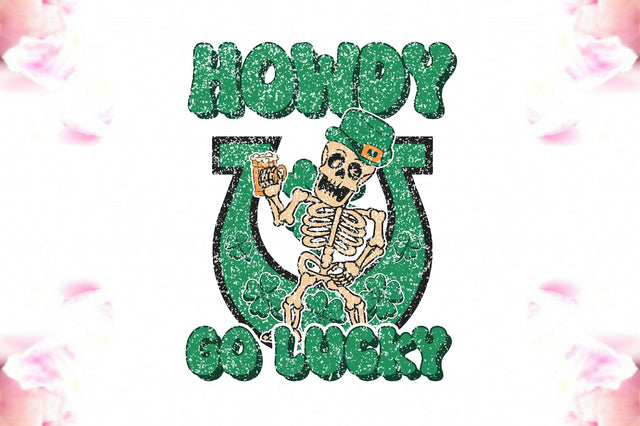 Funny Skeleton Patricks Day PNG Sublimation Jagonath Roy 