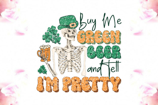 Funny Skeleton Patricks Day PNG Sublimation Jagonath Roy 