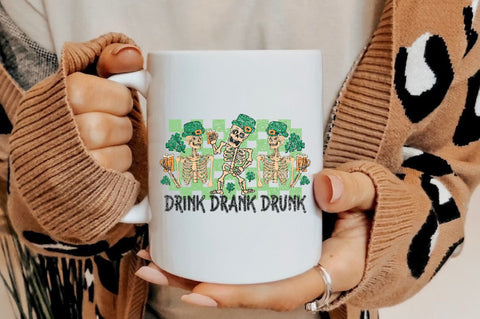 Funny Skeleton Patricks Day PNG Sublimation Jagonath Roy 