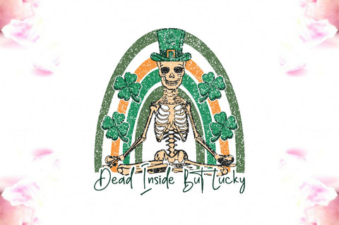 Funny Skeleton Patricks Day PNG Sublimation Jagonath Roy 