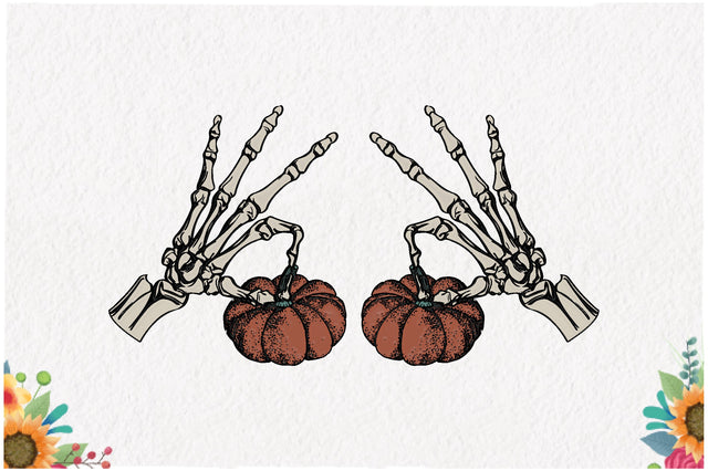 Funny Skeleton Pumpkin Sublimation Sublimation Jagonath Roy 