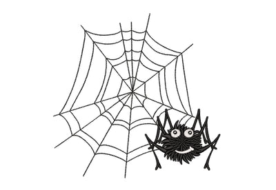 Funny Spider Embroidery Design, Halloween Embroidery File, 5 sizes, Instant Download Embroidery/Applique DESIGNS Nino Nadaraia 