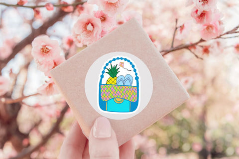 Funny Summer Stickers PNG Bundle Sublimation Regulrcrative 