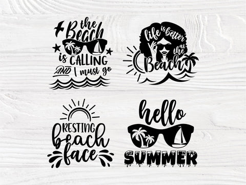 Funny Summer SVG Bundle, Beach Svg, Shirt Quotes SVG TonisArtStudio 