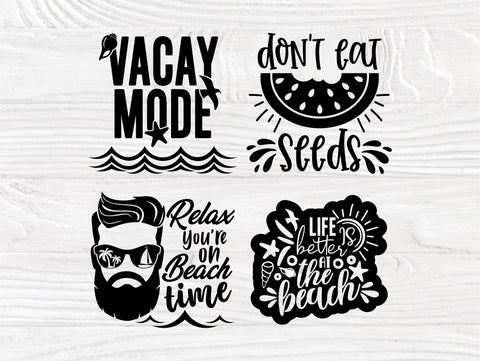 Funny Summer SVG Bundle, Beach Svg, Shirt Quotes SVG TonisArtStudio 