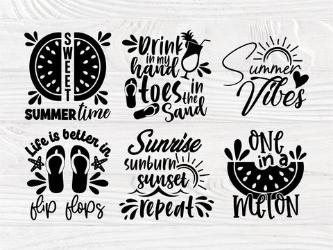 Funny Summer SVG Bundle, Beach Svg, Shirt Quotes SVG TonisArtStudio 