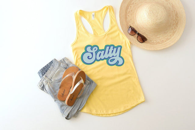 Funny Summertime Saying T-Shirt SVG - Salty SVG SVG Simply Cutz 