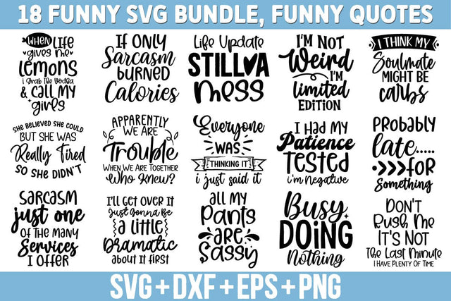 Funny SVG Bundle, Funny Quotes SVG md faruk hossain 
