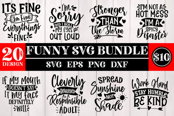 Funny Work SVG Bundle  Office Humor SVG Quotes - So Fontsy