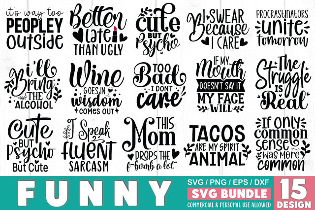 Funny SVG Bundle SVG Ariyan 
